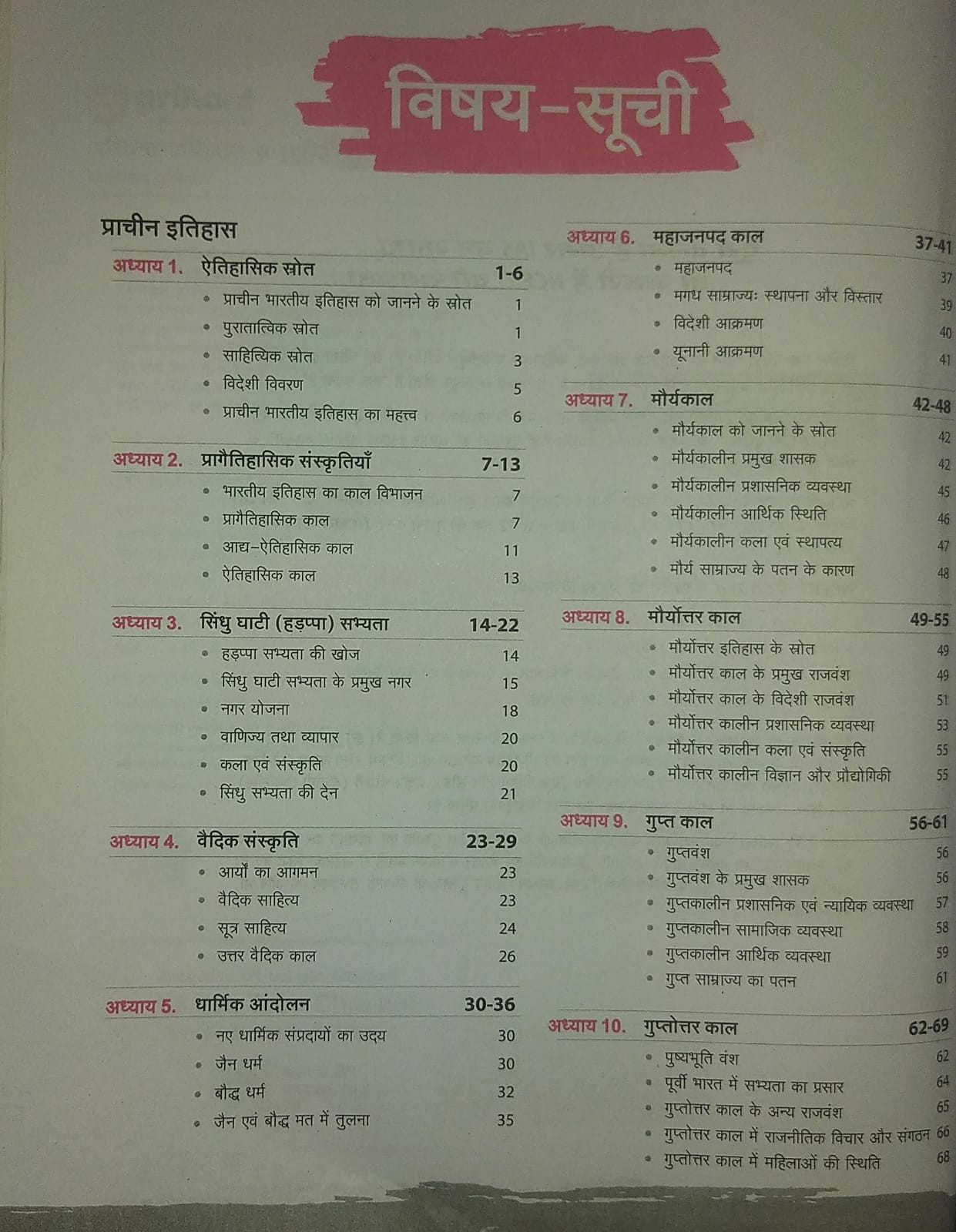 Arihant NCERT Notes Bhartiye Itihas for UPSC UPPSC BPSC JPSC MPPSC One Liner for UPSCIAS Preparation State Civil Services other Competitive Exams Class 6 12 Old New