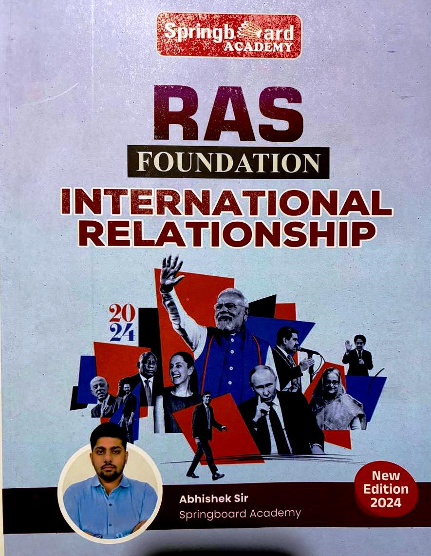 Spring Board RAS International Relations English 2024 By Abhishek Sir