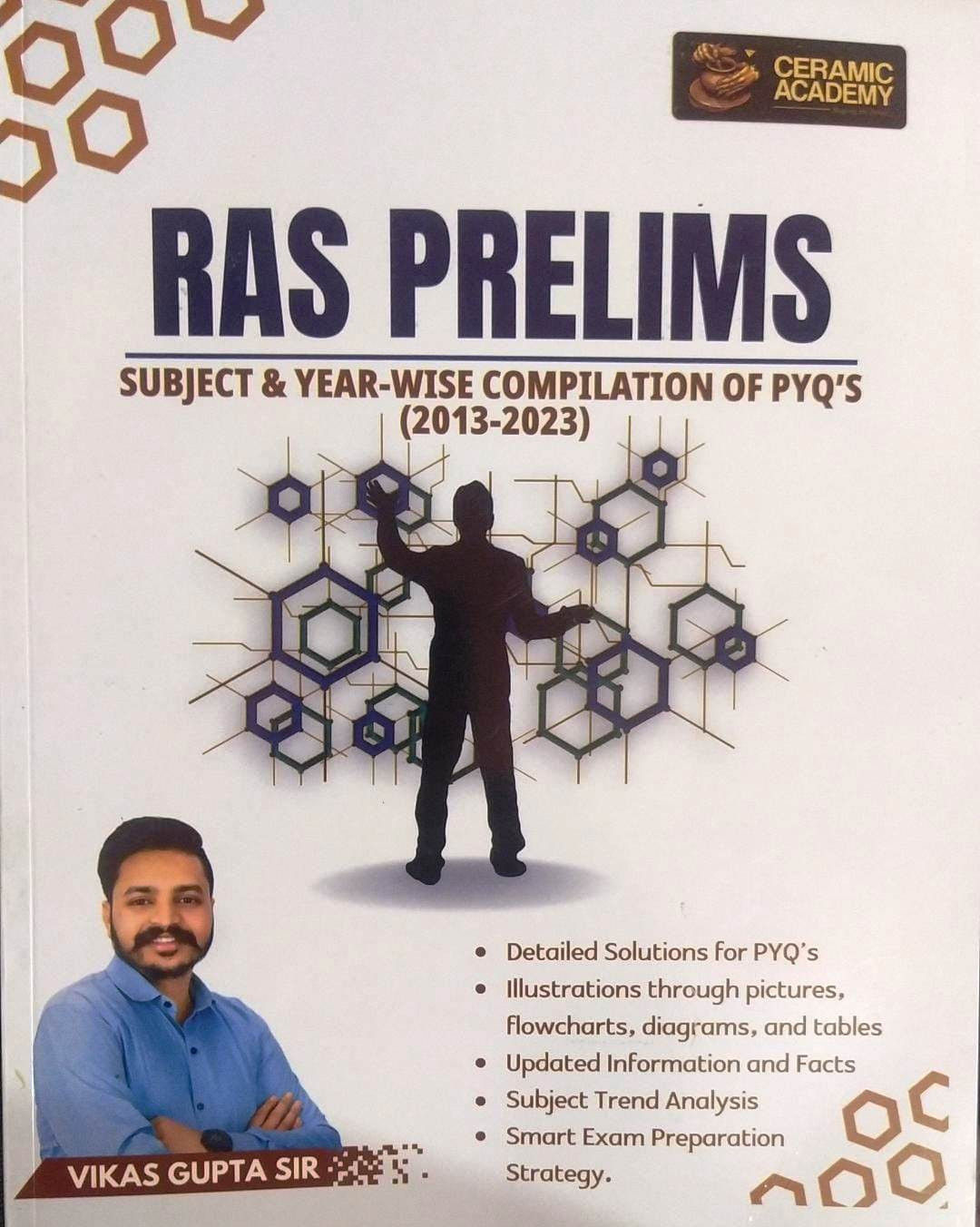 Ceramic Academy RAS Prelims Subject And Years Wise Compilation of Previous Years Questions By Vikas Gupta English Medium