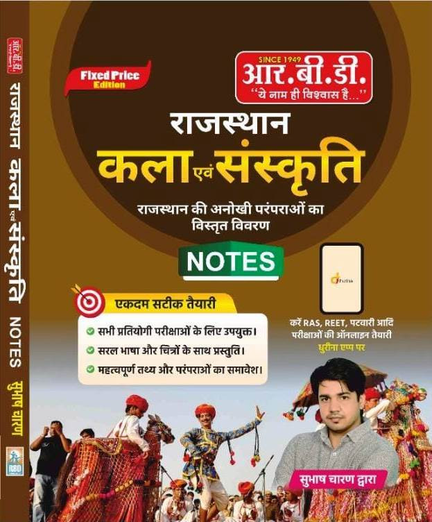 RBD Rajasthan Kala Evam Sanskriti Notes By Subhash Charan