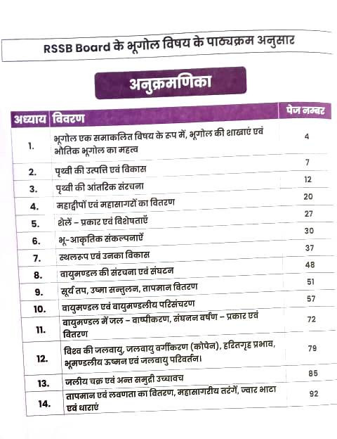 Apni University Lab Assistant Bhugol Both NCERT  RBSE By Suraj Solanki