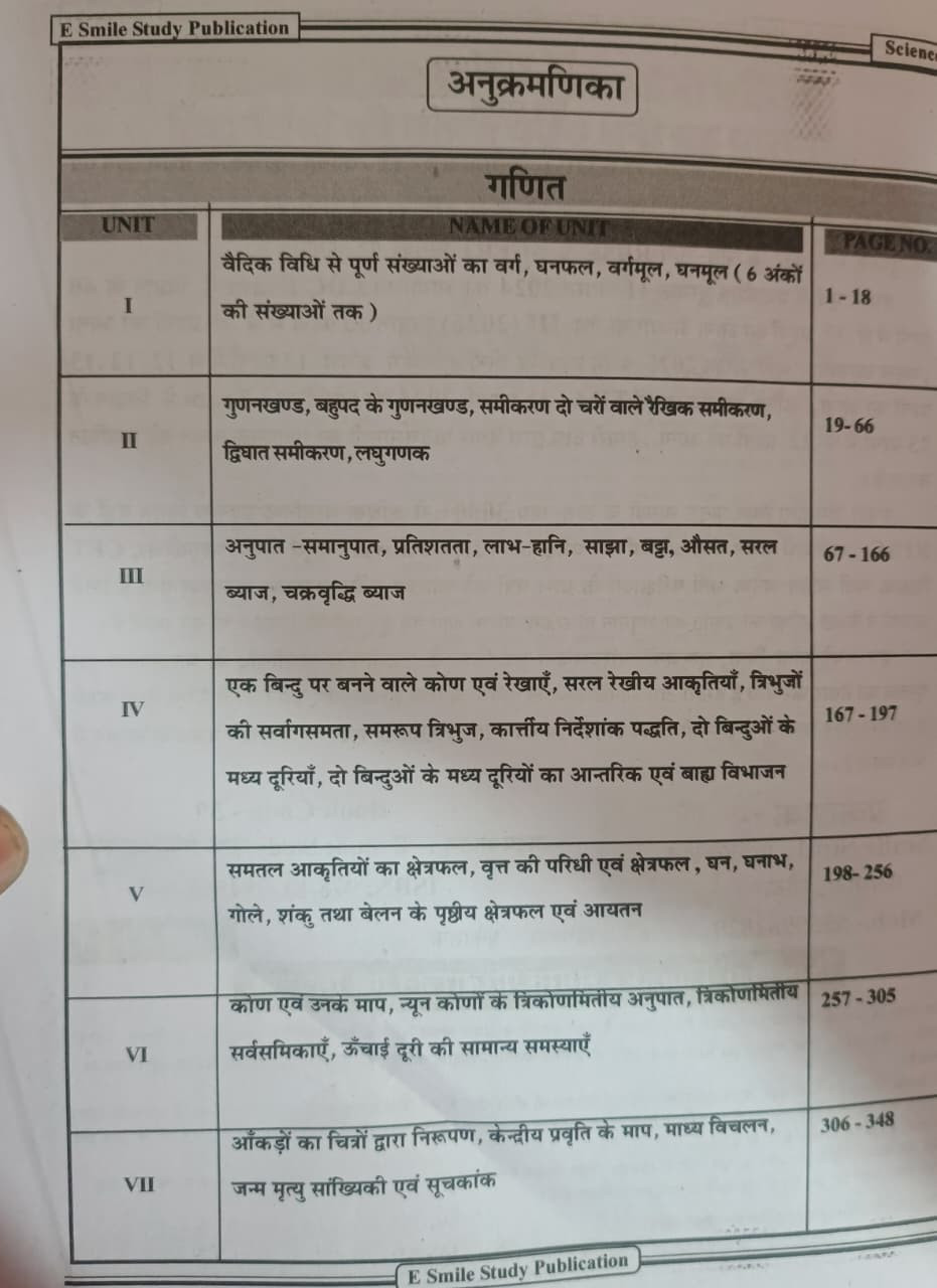 E Smile Study Ganit Maths LDC Paper-1 Unit Vaij Theory  Objective question  PYQ By  Ramawatar Bhadala