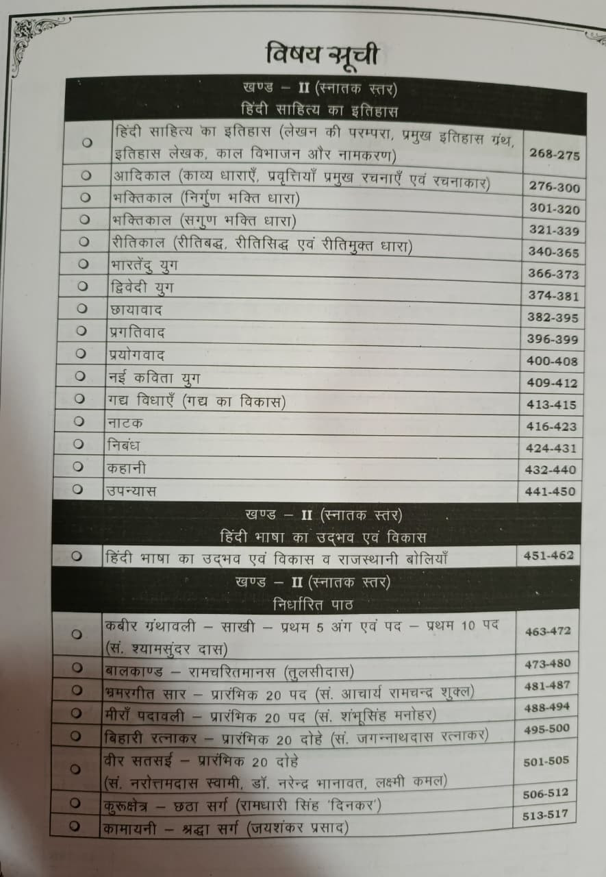 BRC NDC 2nd Second Grade Hindi 7100 Objective Question Saar Sangrah By Narendra Dan Charan