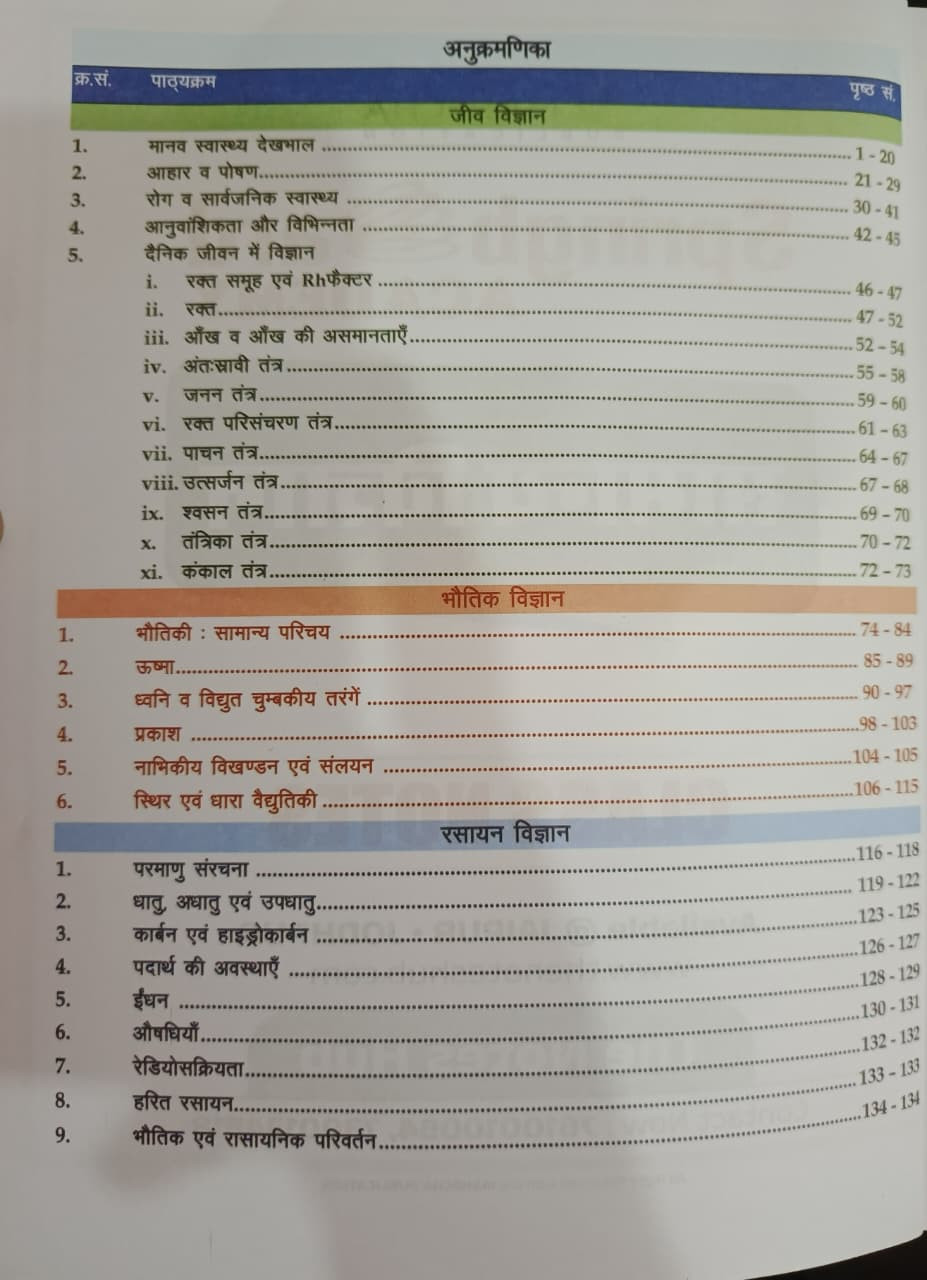 Spring Board RAS PRE Samanya Vigyan Edition 2026 Hindi