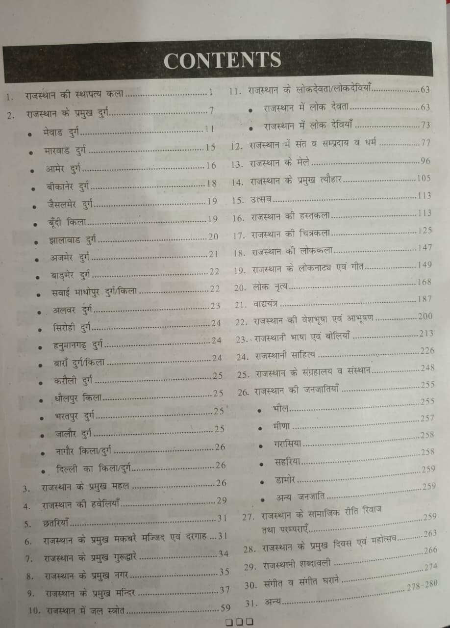 RBD Rajasthan Kala Evam Sanskriti Divyastra 5555 Objective Question  PYQ By Subhash Charan