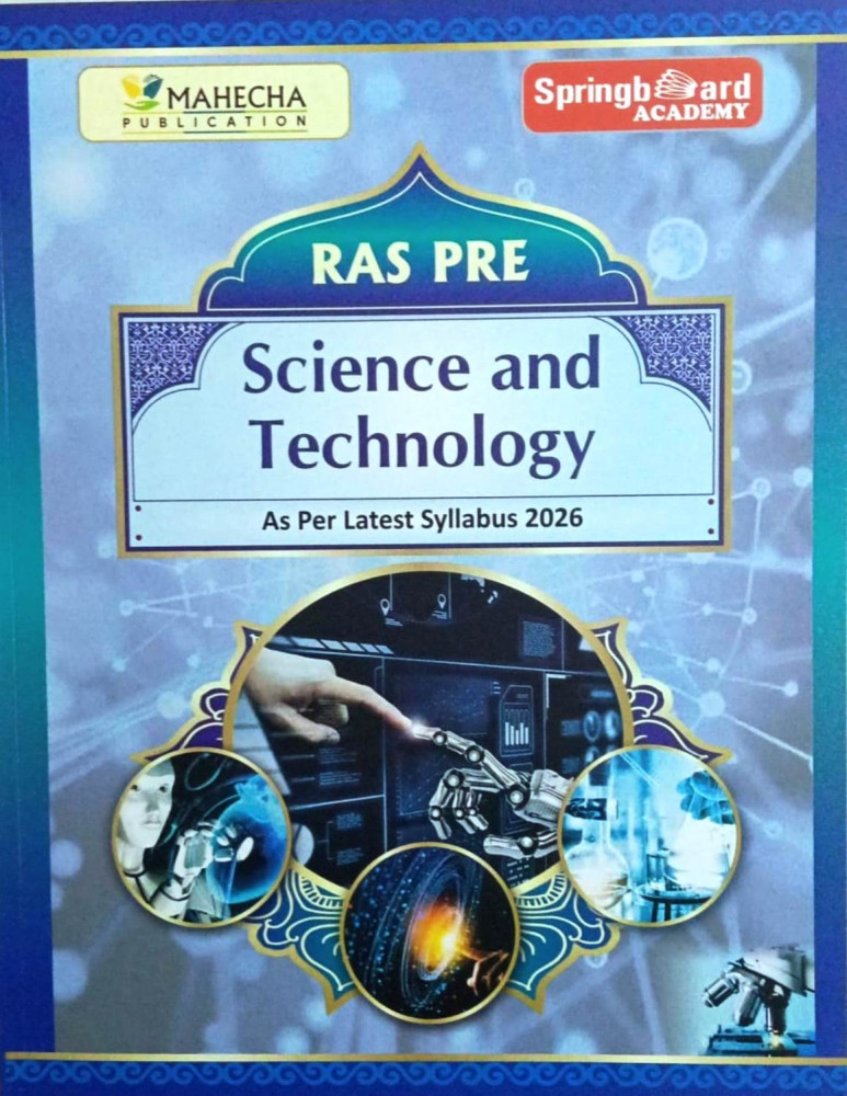 Image of Spring Board RAS PRE Science And Technology English Medium New Edition 2026