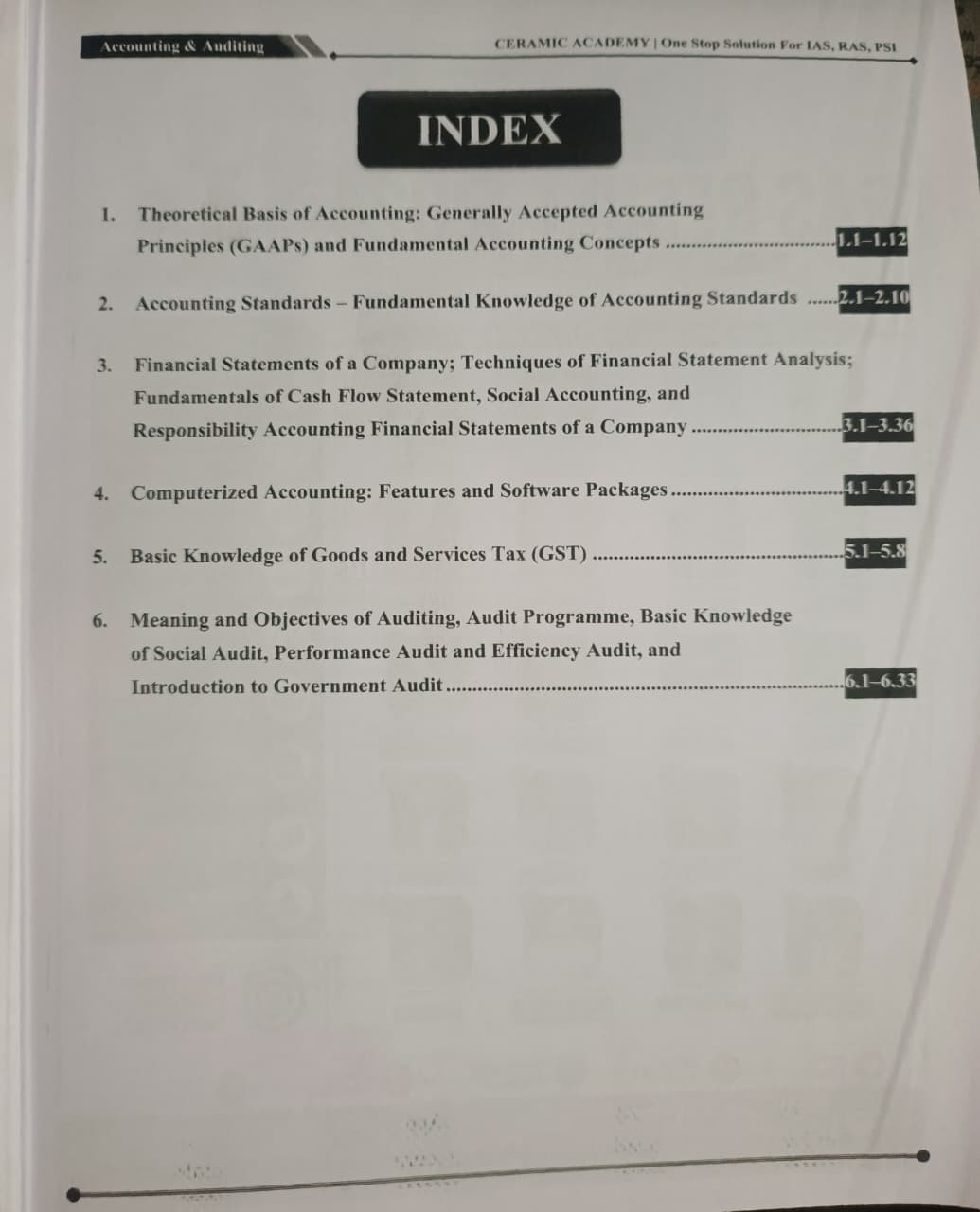 Ceramic Academy Ras Mains Accounting  Auditing English Medium New Edition 2026 By Vikas Gupta Sir