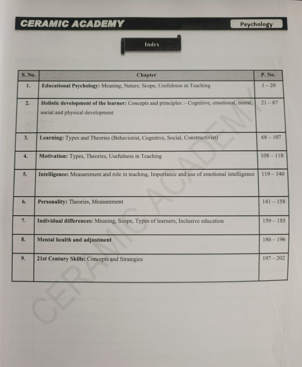 Ceramic Academy Educational Psychology  New Edition 2026 By Vikas Gupta Sir Umesh Sharma