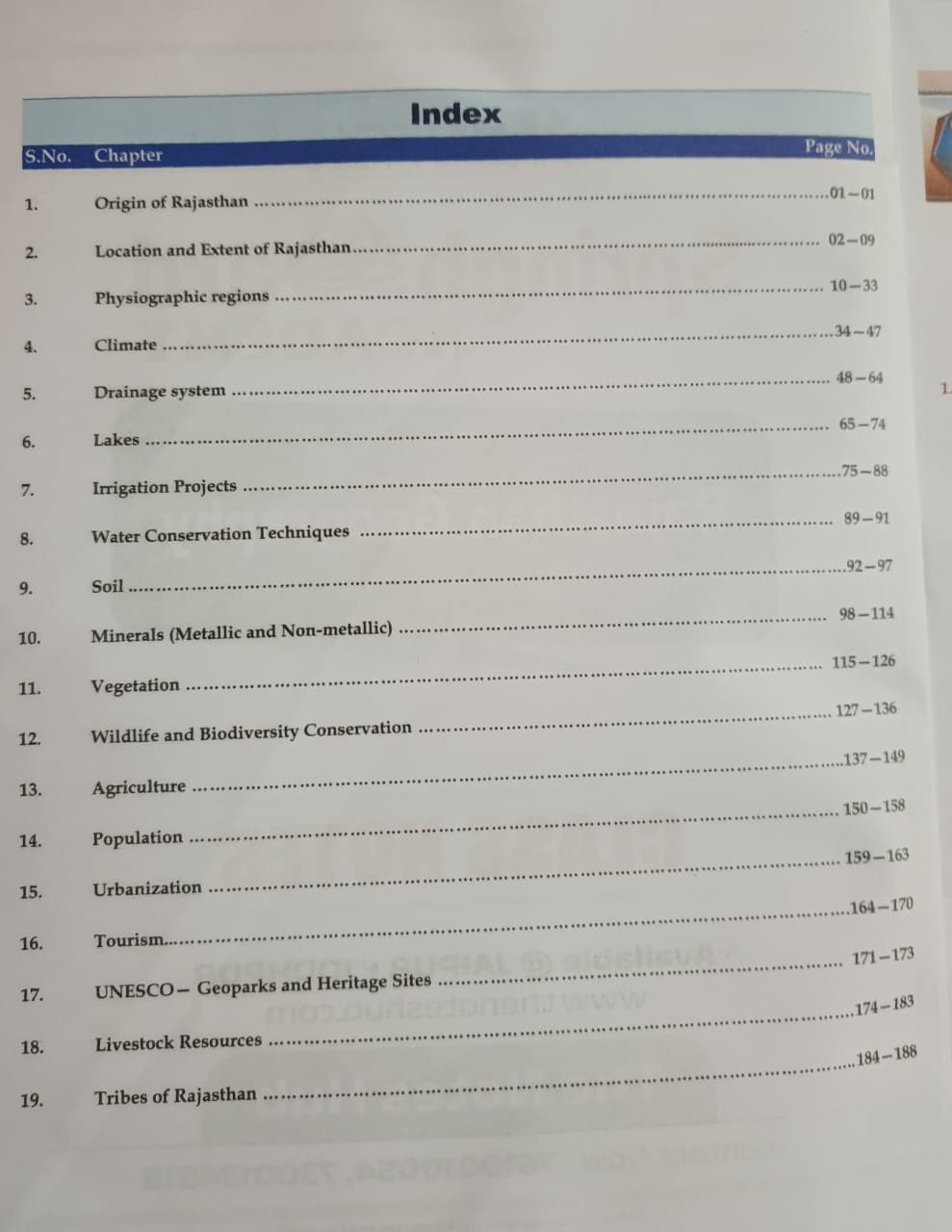 Spring Board RAS PRE Foundation Rajasthan Geography English Midium New Edition 2026