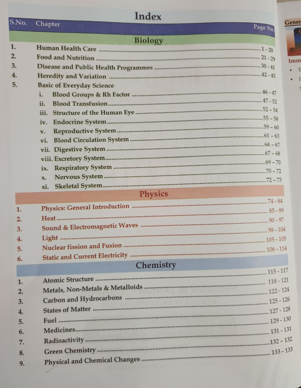Spring Board RAS PRE General Science English Medium New Edition 2026