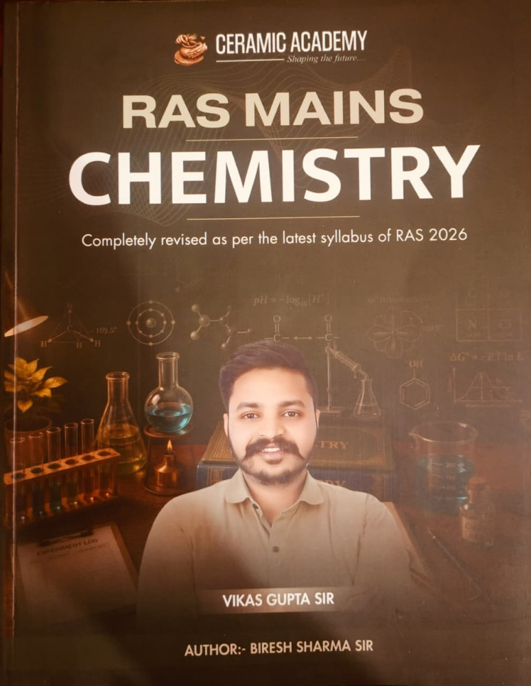 Image of Ceramic Academy Ras Mains Chemistry (English Medium) Edition 2026 By Vikas Gupta Sir