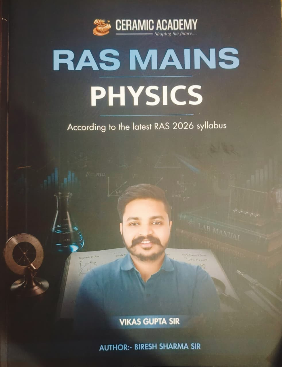 Ceramic Academy Ras Mains Physics English Medium Edition 2026 By Vikas Gupta Sir