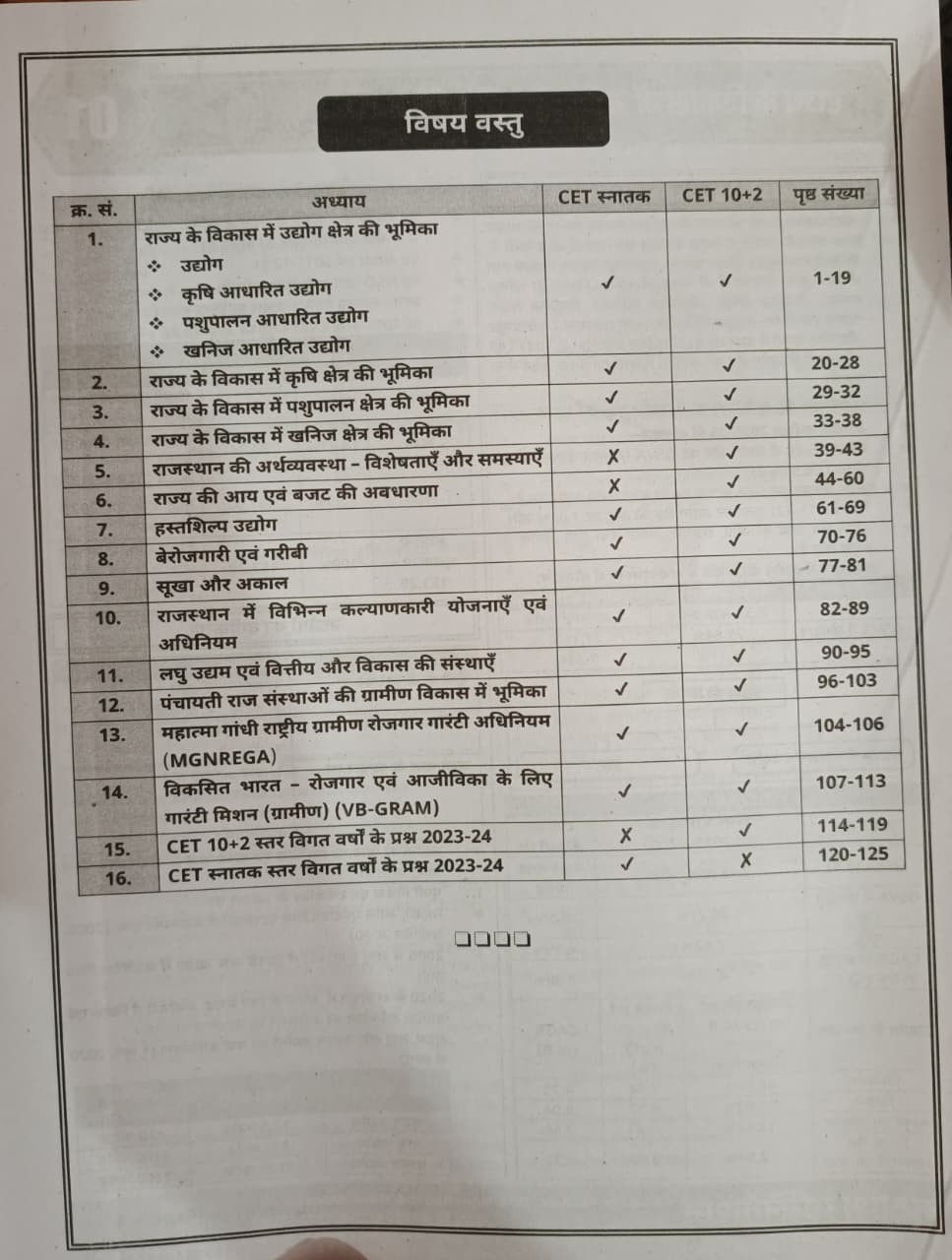 Akshansh CET 102 Evam Snatak Star Rajasthan Ki Arthvyavastha Theory  MCQ  PYQ Volume-13 New Edition 2026 By Irfan Sir