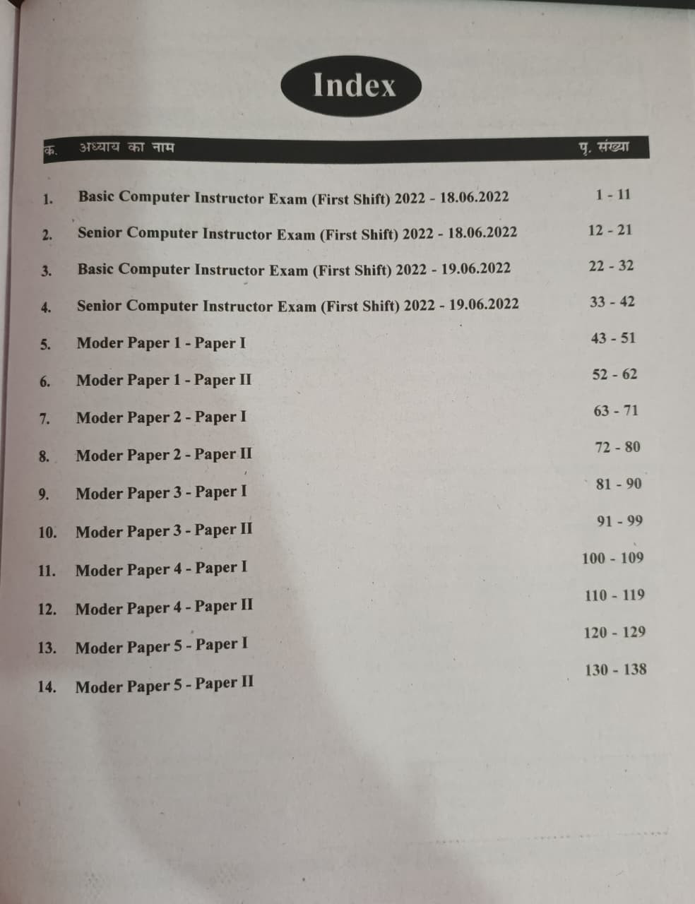 Payal Basic  Senior Computer Anudeshak Paper 1  2 Model paper 10 New Edition 2026