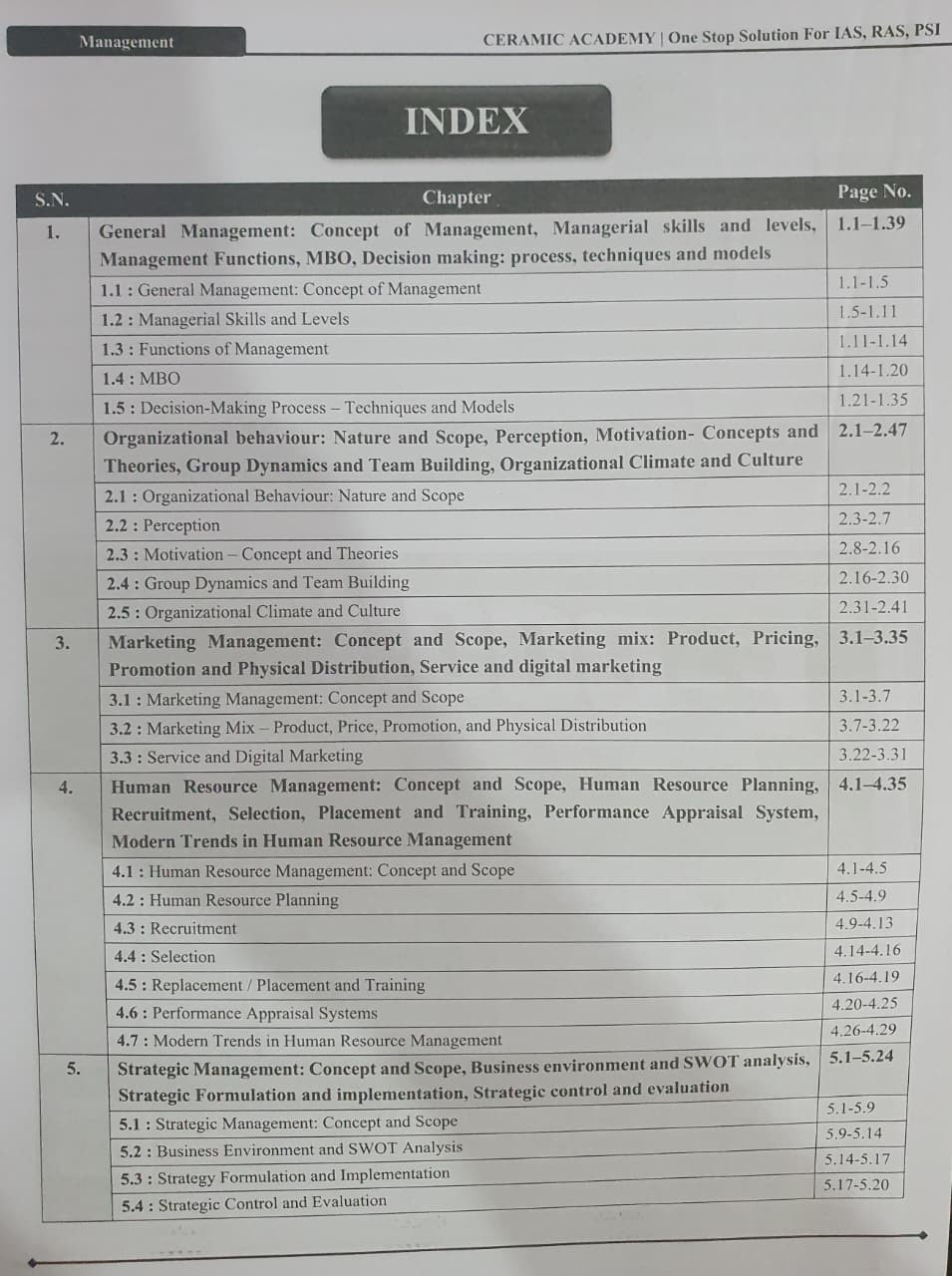 Ceramic Academy  RAS Mains Management Fully Revised in according with the latest RAS 2026 syllbus By Vikas Gupta Surendra Khandal Sir