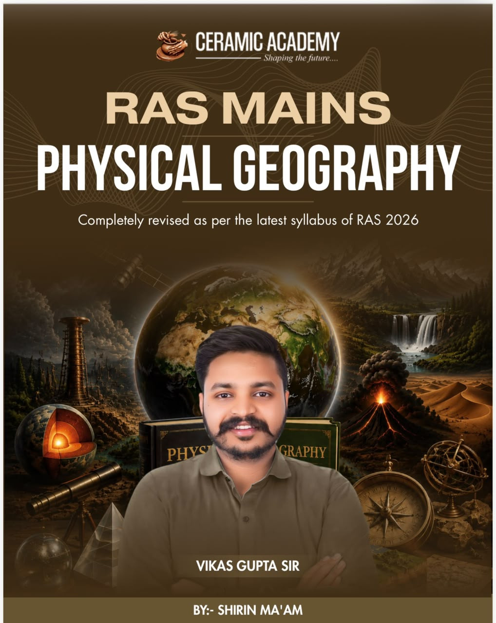 Ceramic Academy RAS Mains Physical Geography English Medium New Edition 2026  By Vikas Gupta Sir
