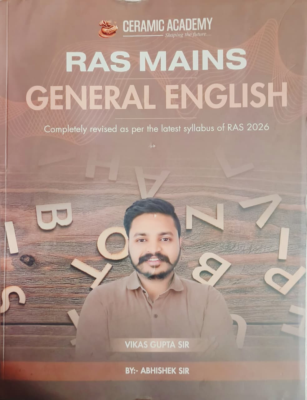 Ceramic Academy RAS Mains General English  English Medium New Edition 2026 By Vikas Gupta Sir Abhishek Sir