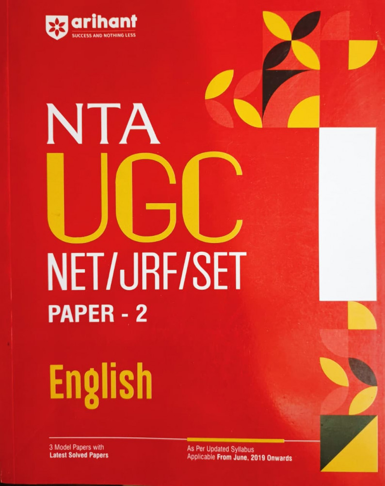 Image of Arihant NTA UGC NET/JRF/SET Paper-2 English New Edition 2026