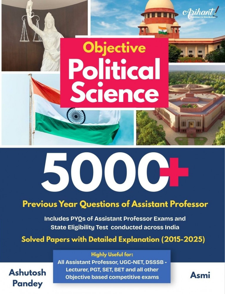 Image of Arihant Objective Political Science 5000+ Question Bank By Ashutosh Pandey, Asmi