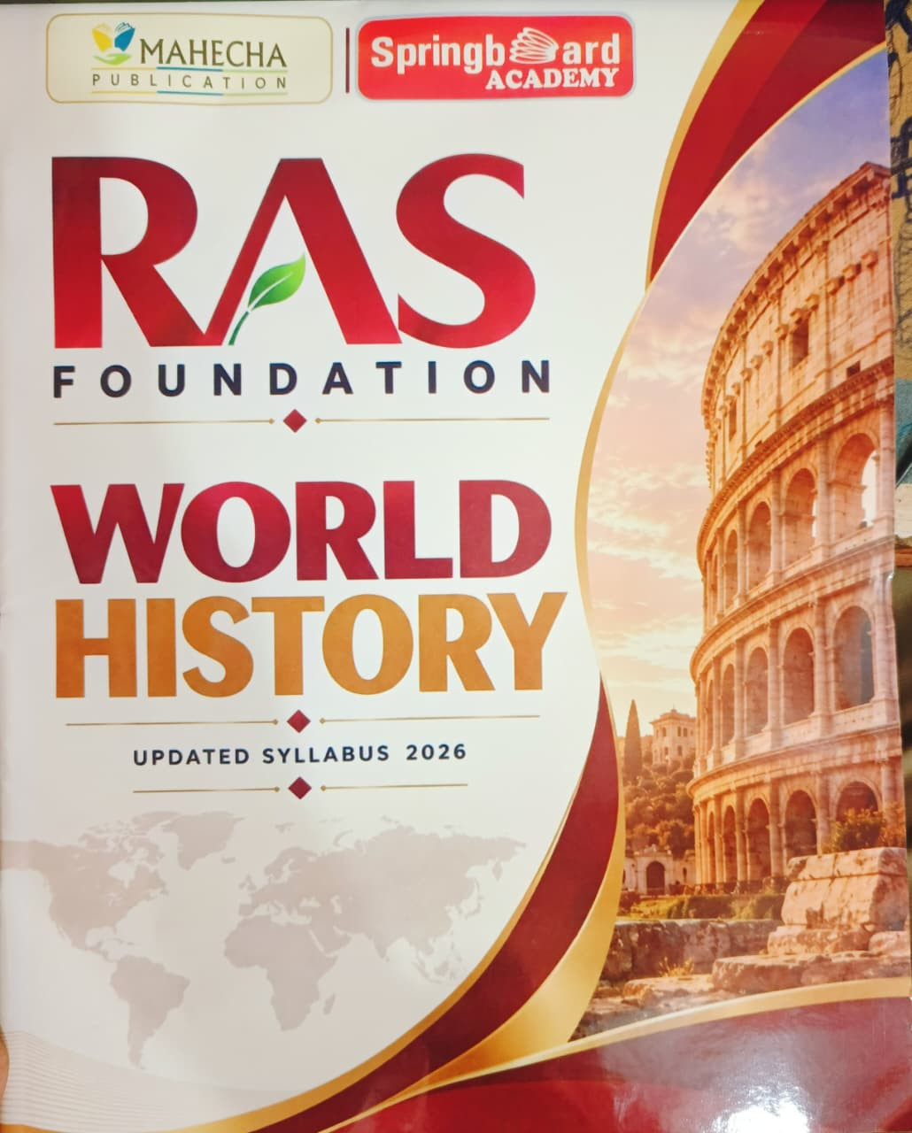 Spring Board RAS Foundation World History  English Medium  New Edition 2026