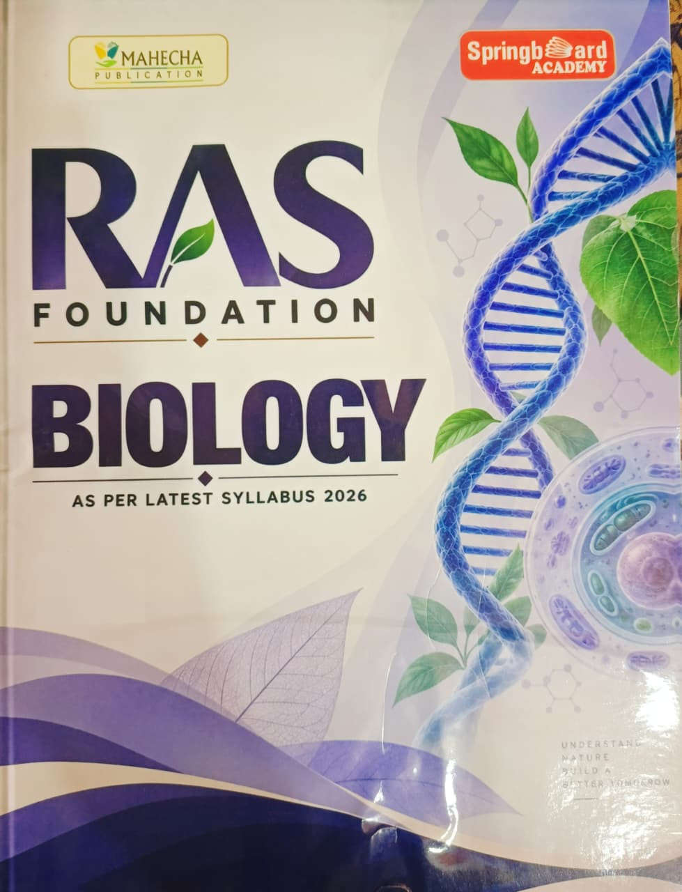 Spring Board RAS Foundation Biology  English Medium  New Edition 2026