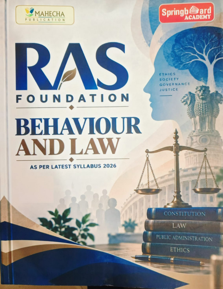 Image of Spring Board RAS Foundation Behaviour Andlaw ( English Medium ) New Edition 2026