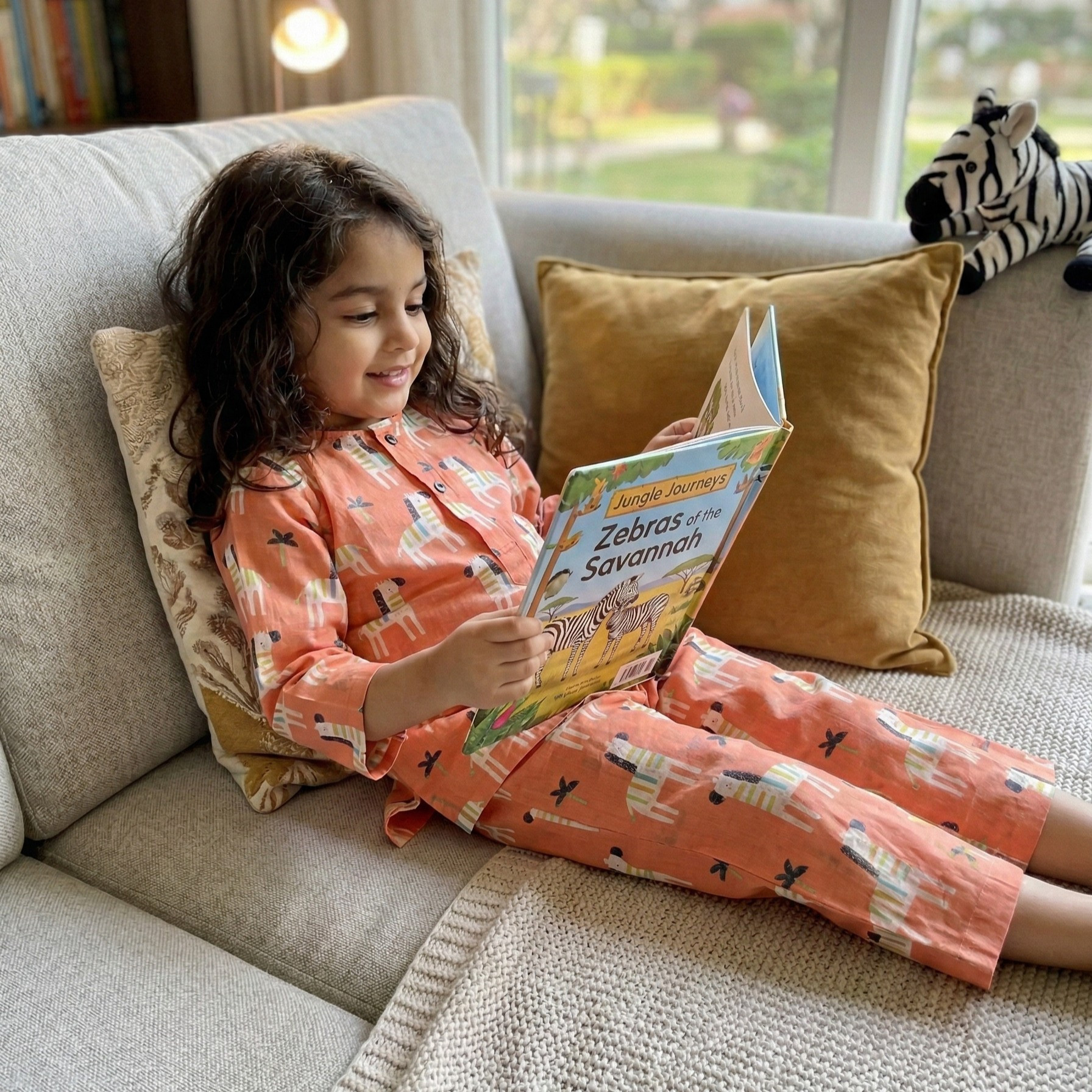 Zebra Sunshine Print Night Dress