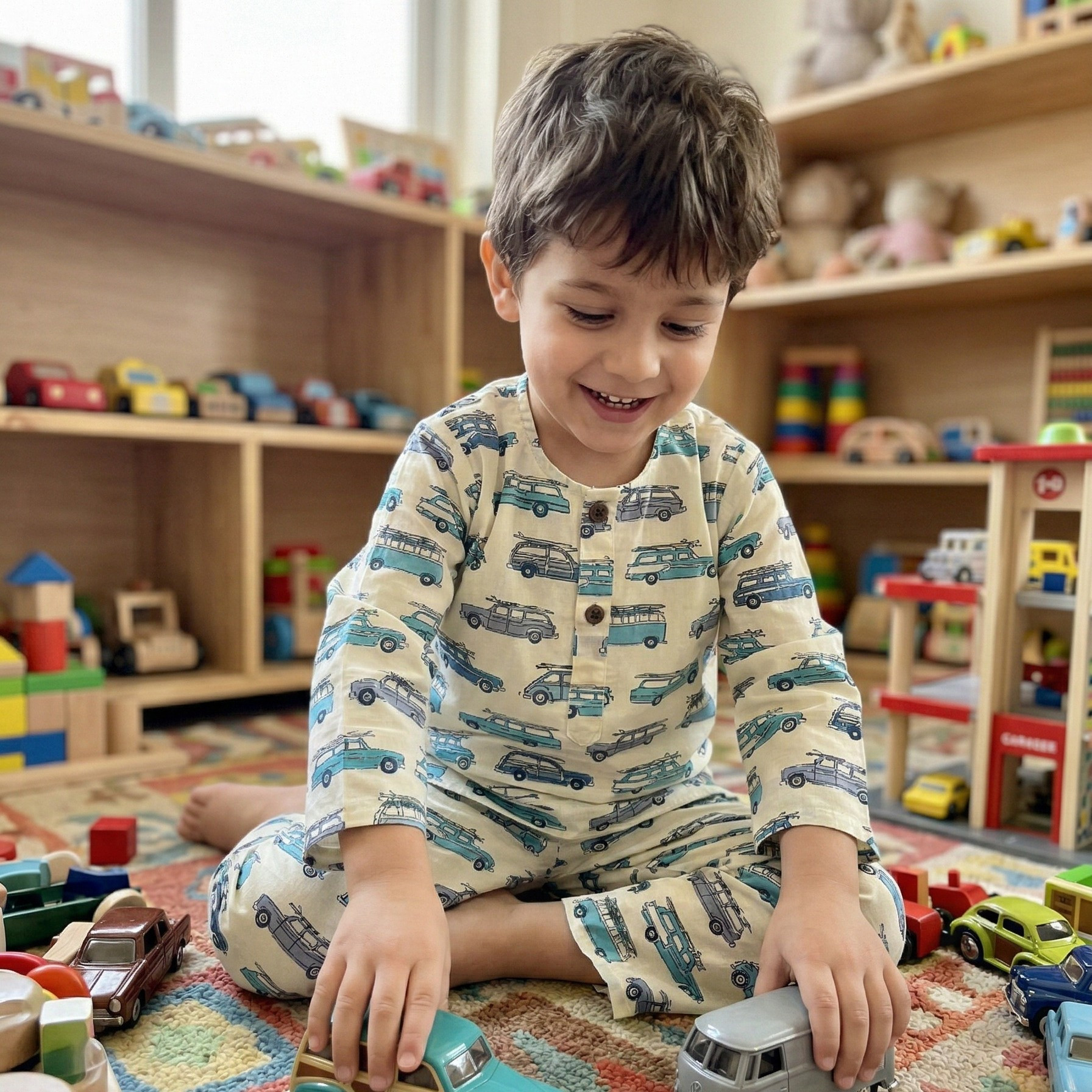 Mini Motors Print Night Dress