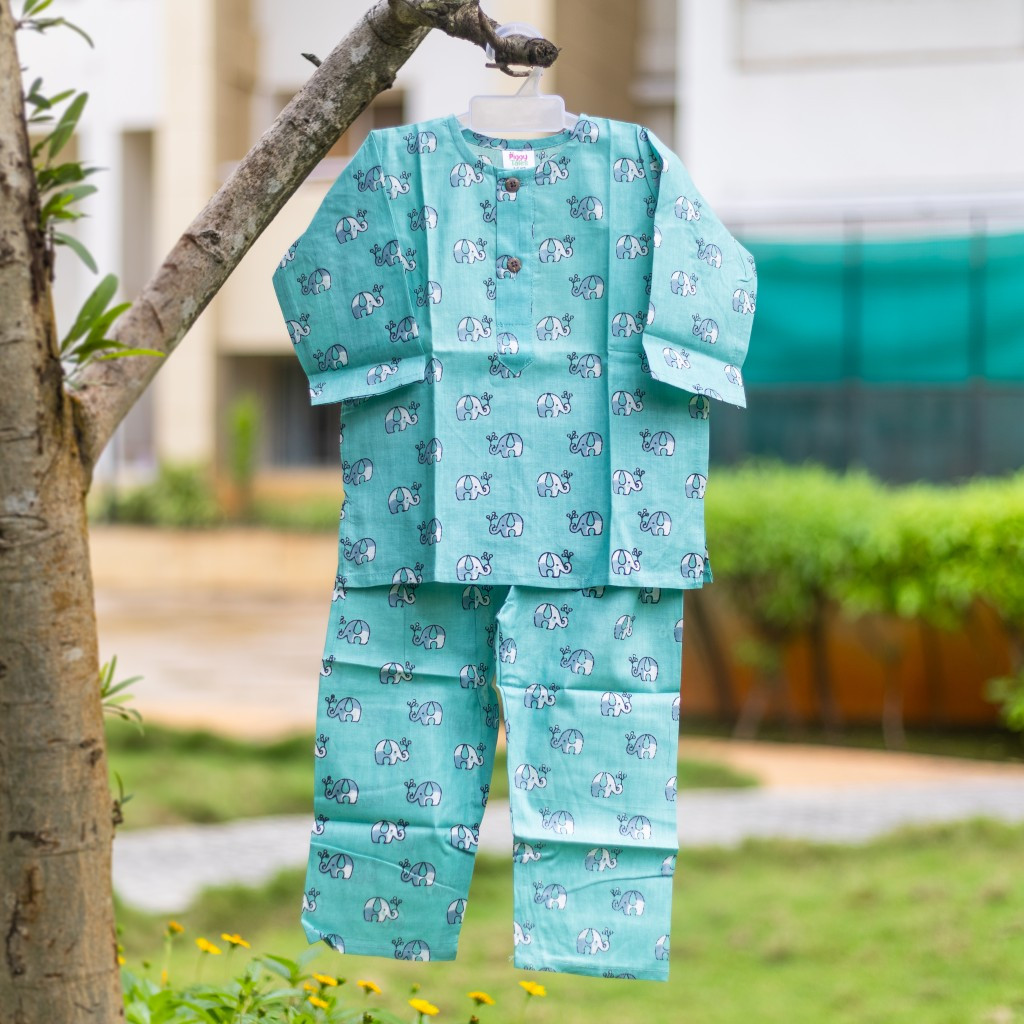 Teal Ellie Print Night Dress