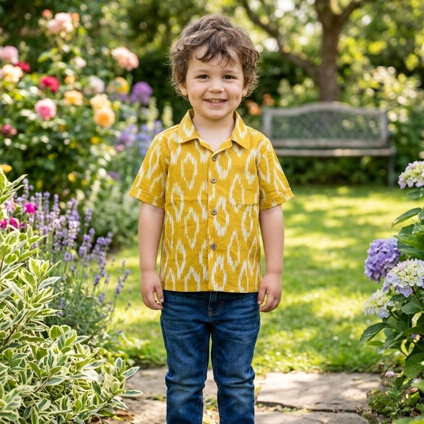 Summer Orchard Print Shirt