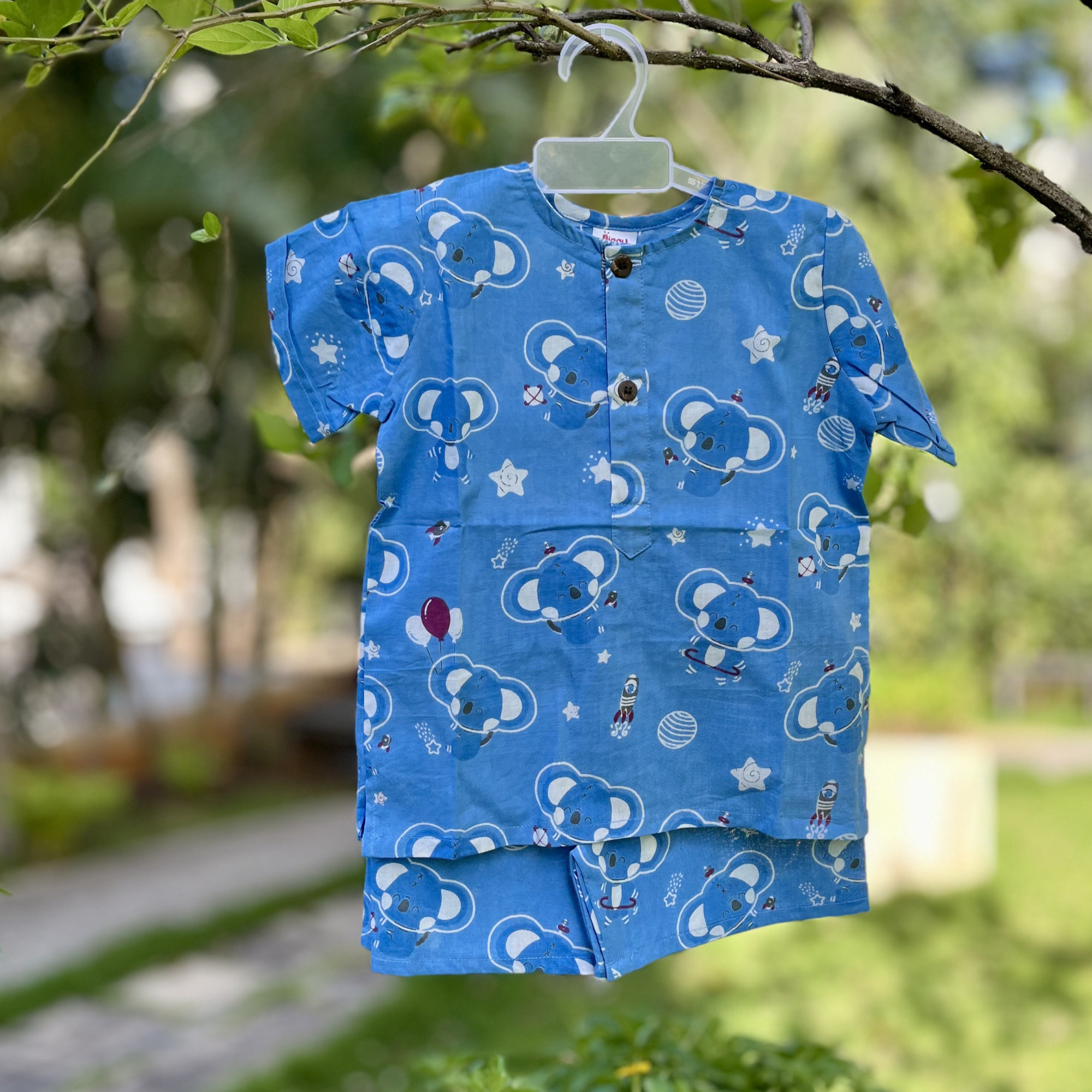 Orbiting Koala Print Summer Set