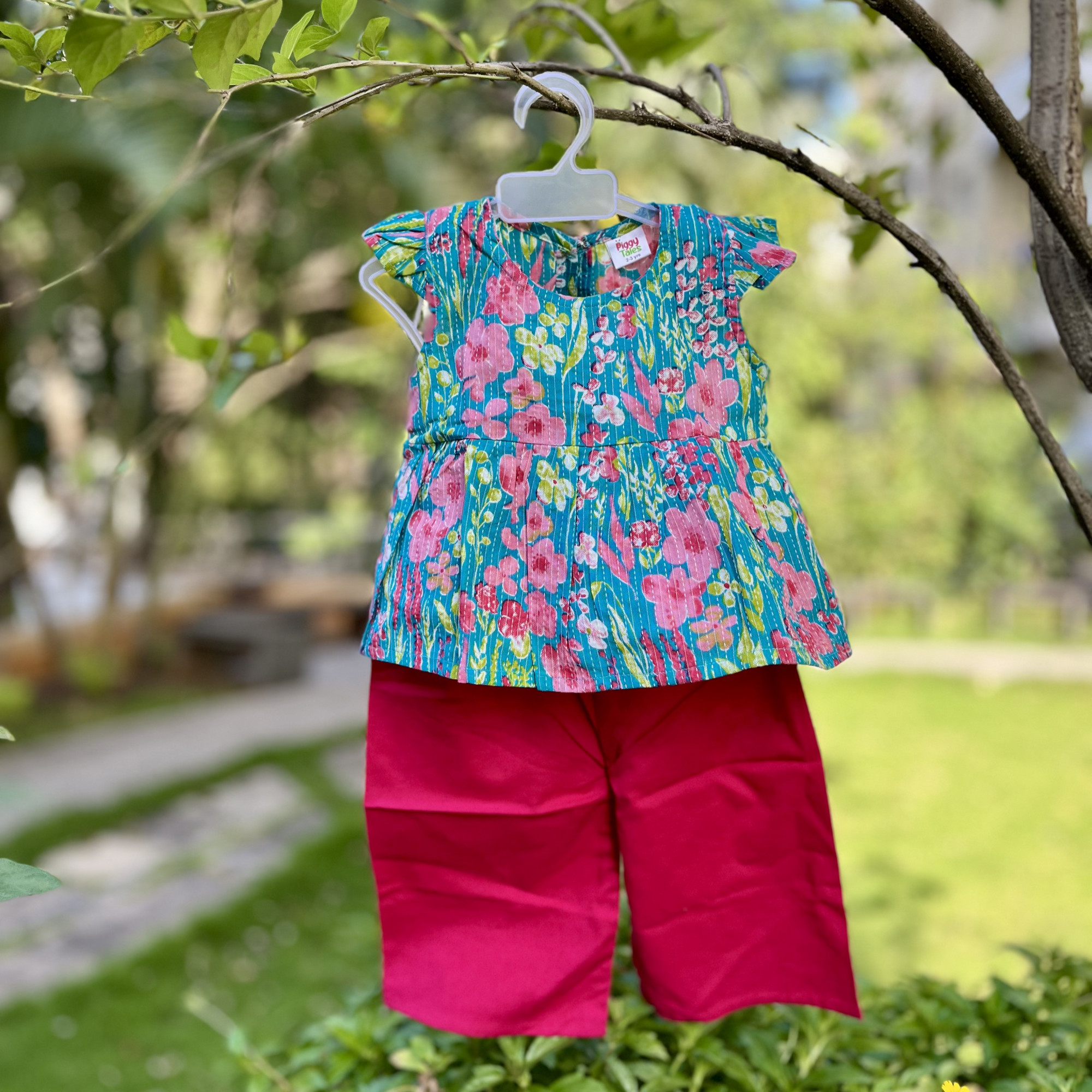 Kantha Bloom Pallazo Set