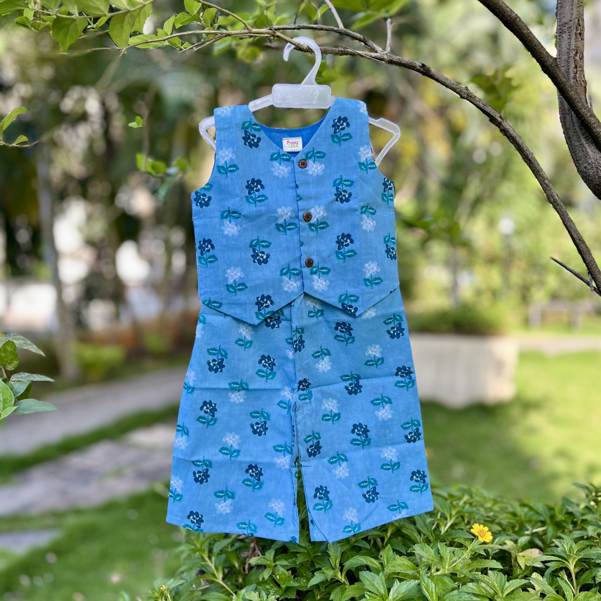 Bluebell Gardenl Waistcoat and Pallazo Set
