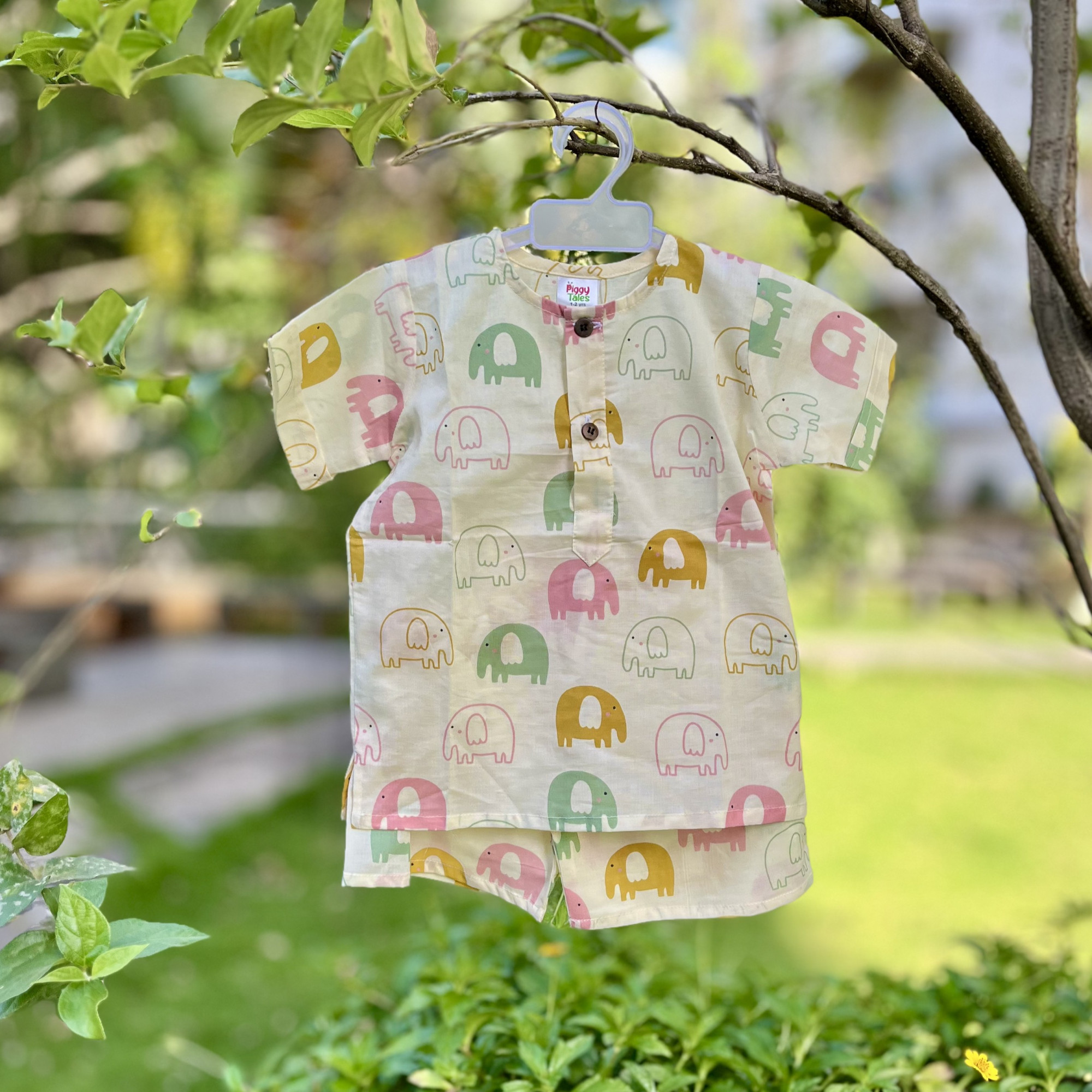 Off White Ellie Print Summer Set