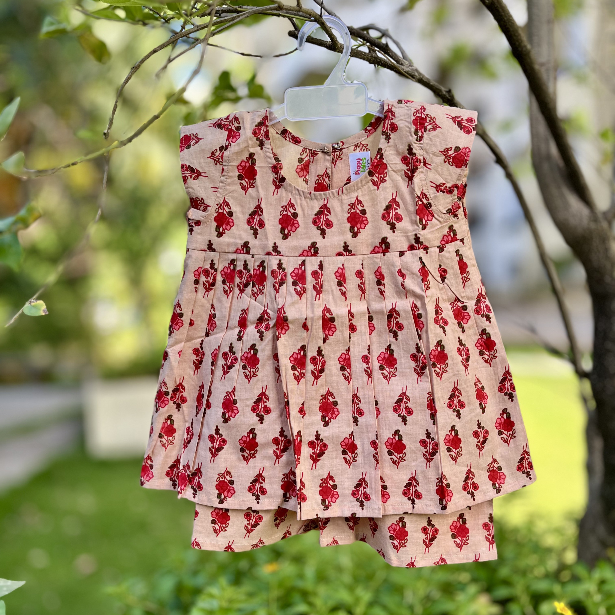 Flora Fun Frock-Style Top and Shorts