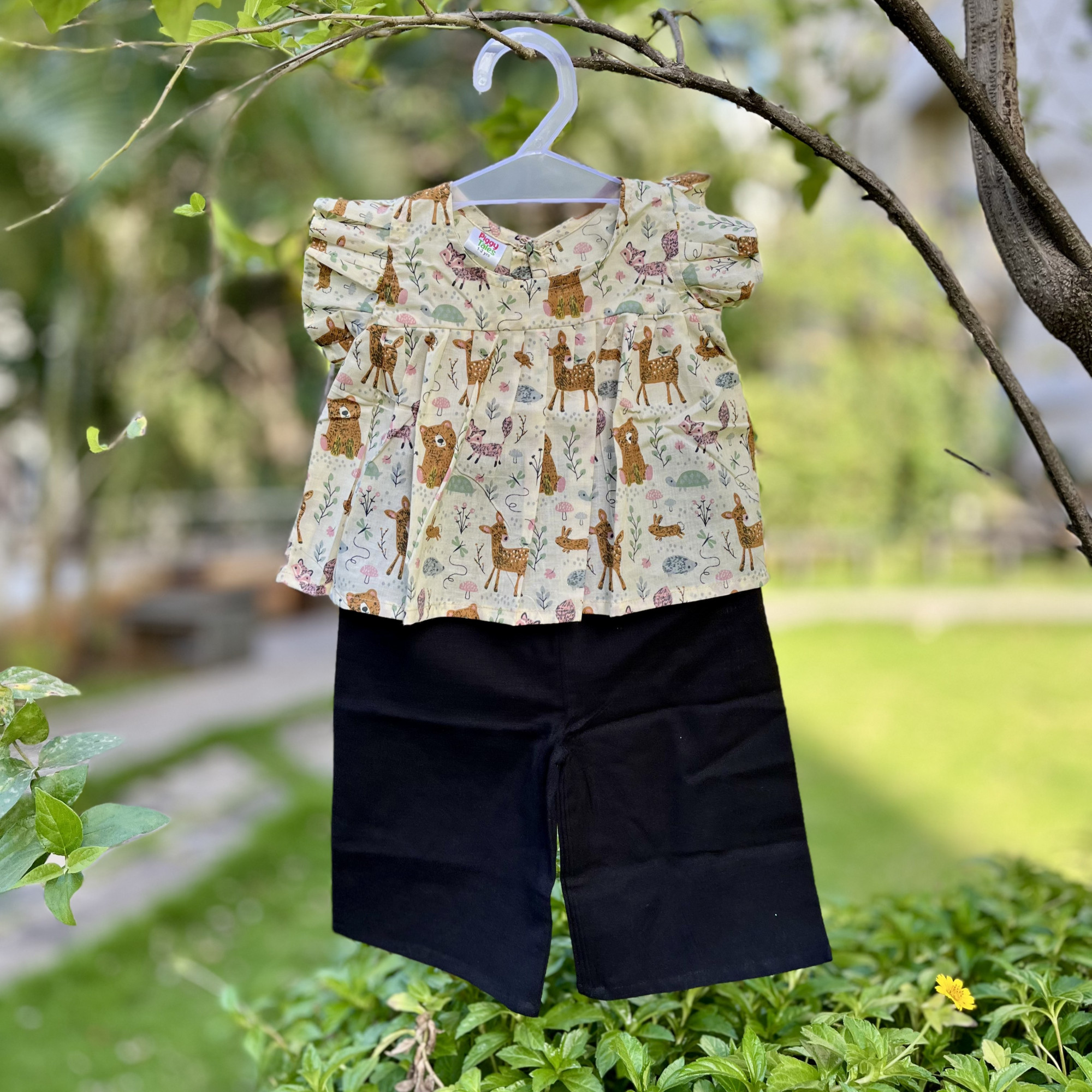 Enchanted Woods Flutter Pallazo Set