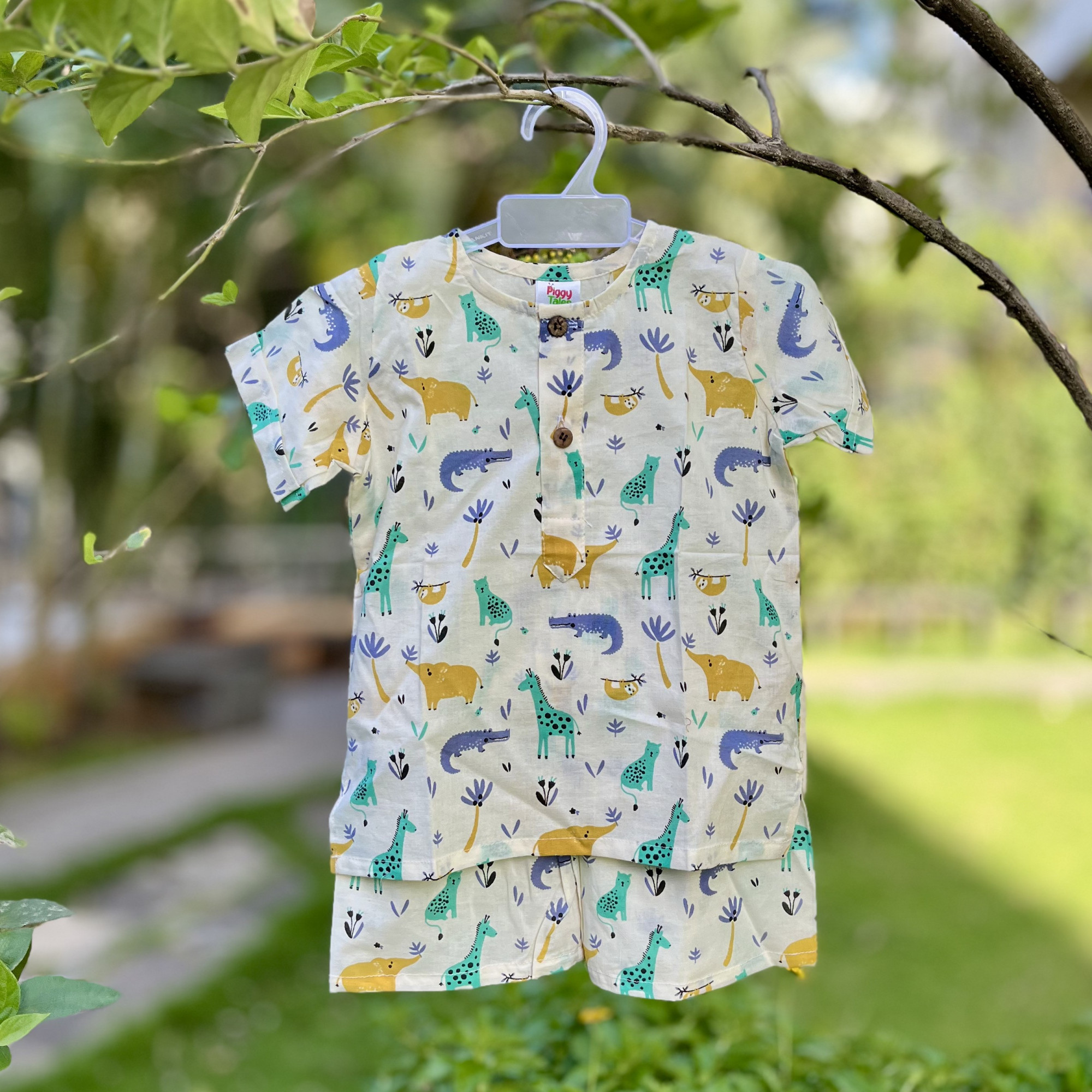 Mini Safari Elite Print Summer Set