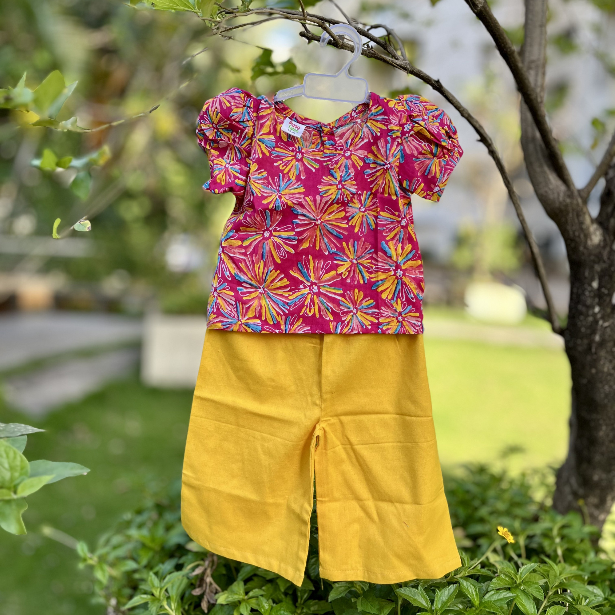 Pink Punch  Primrose Pallazo Set