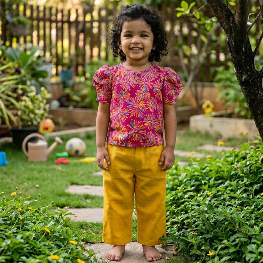 Pink Punch  Primrose Pallazo Set