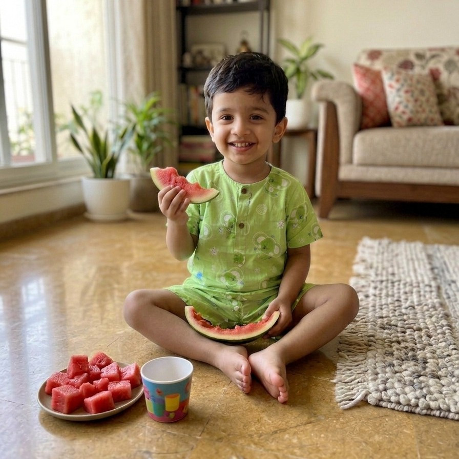 Green Koala Print Summer Set