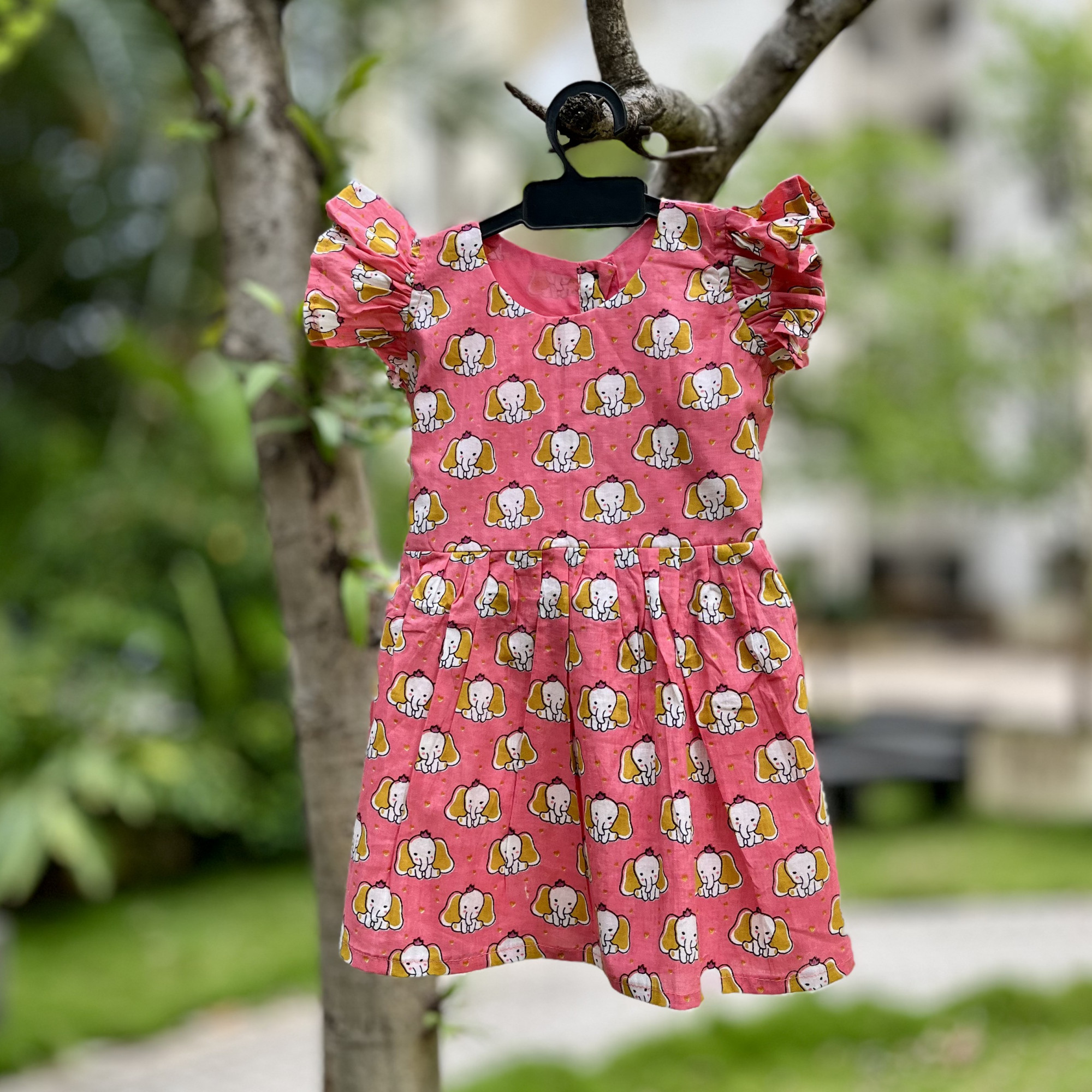 Pink Ellie Print Frock