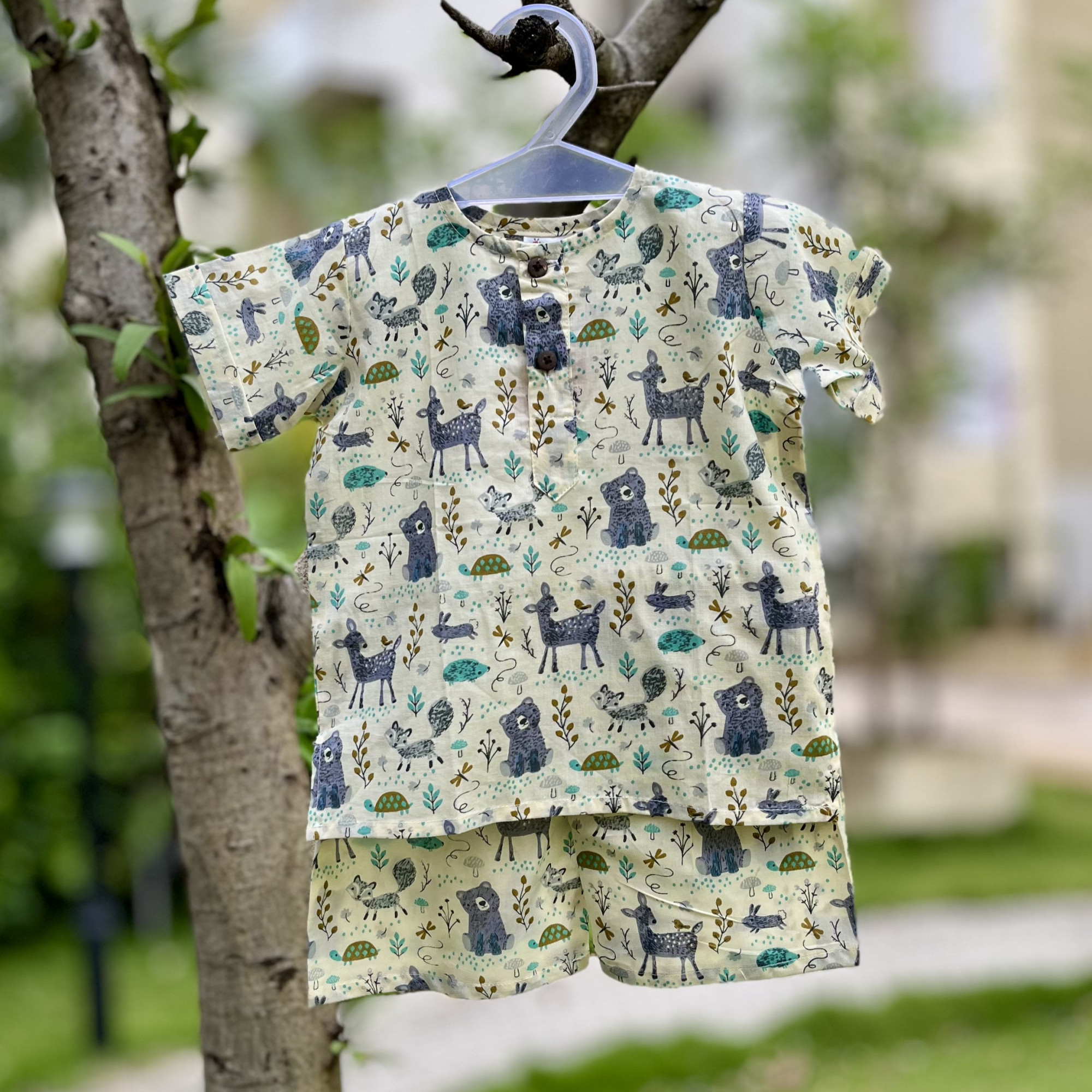 Forest Friend Print Summer Set