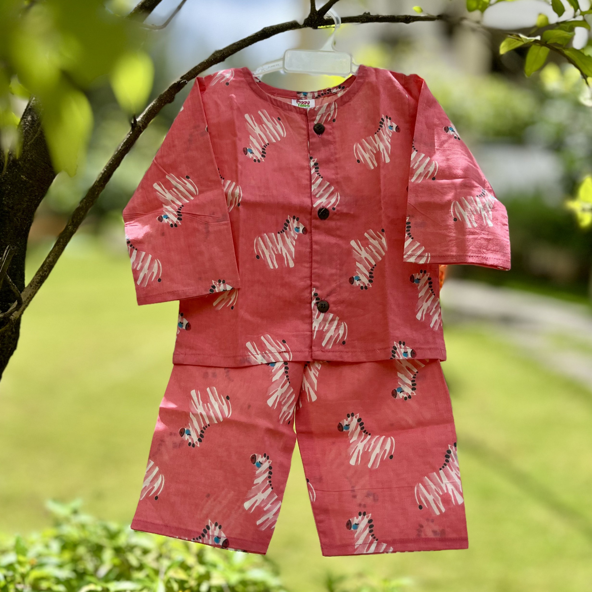 Pink Zebra Night Dress