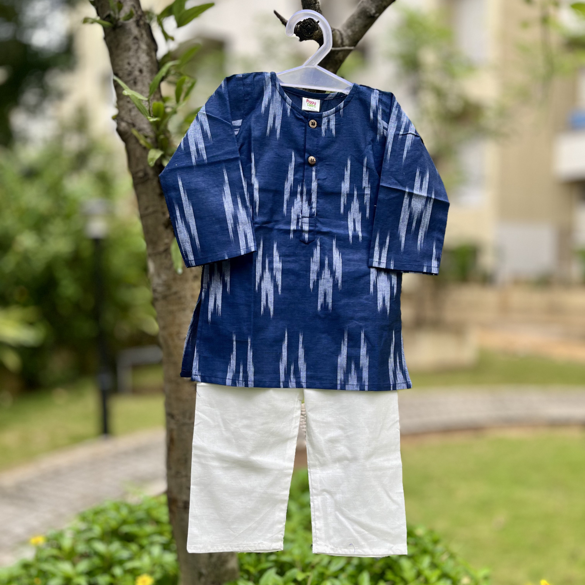 Indigo Inkkat Kurta Set for Boys