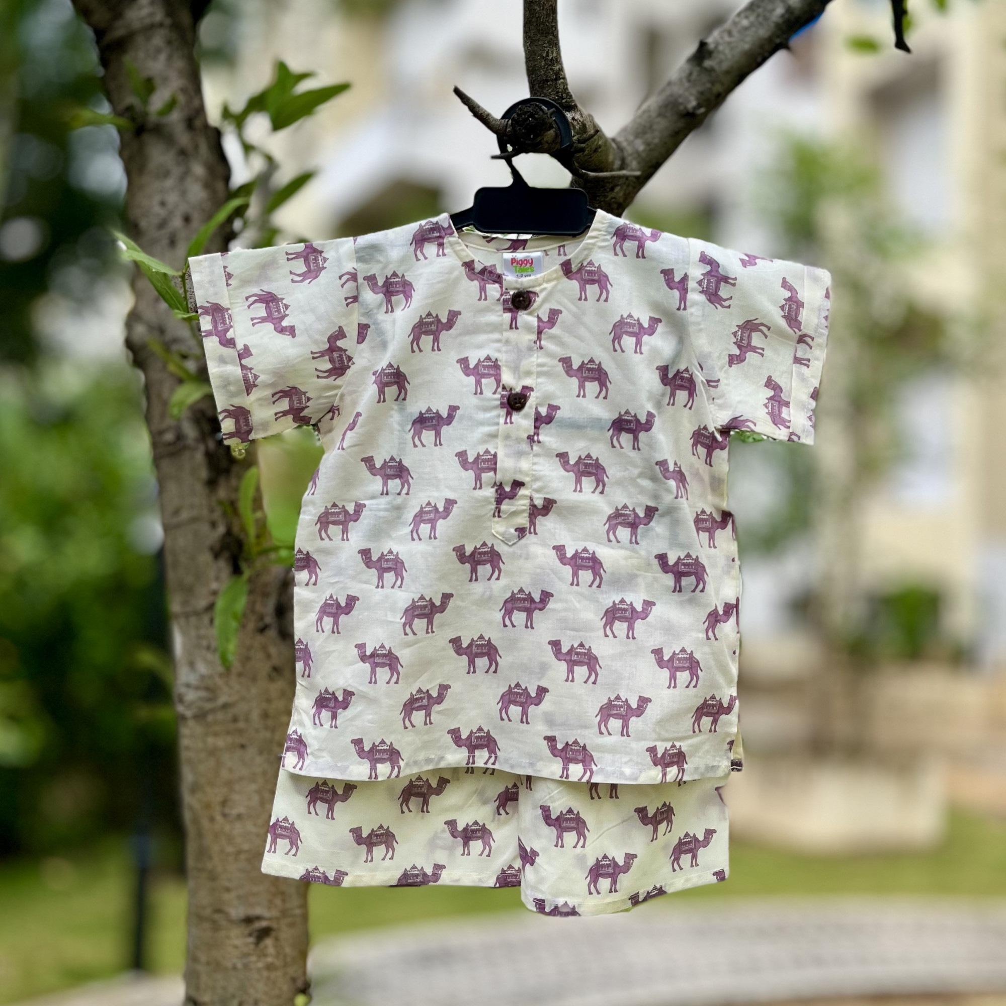 Deset Camel Print Summer Set