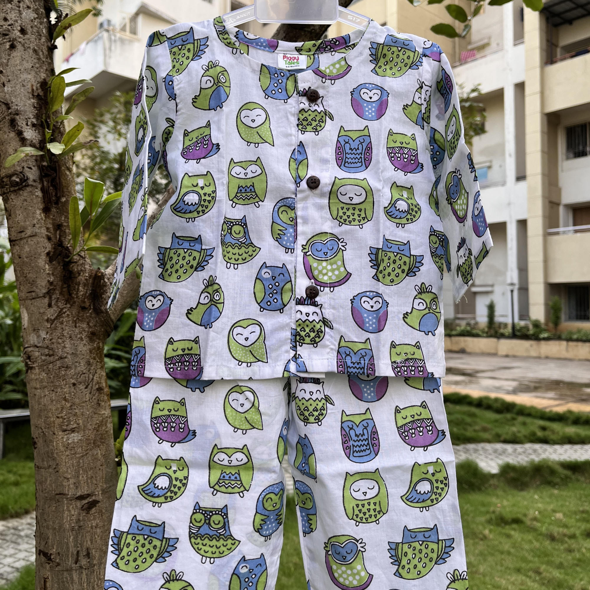 White Owl Print Set
