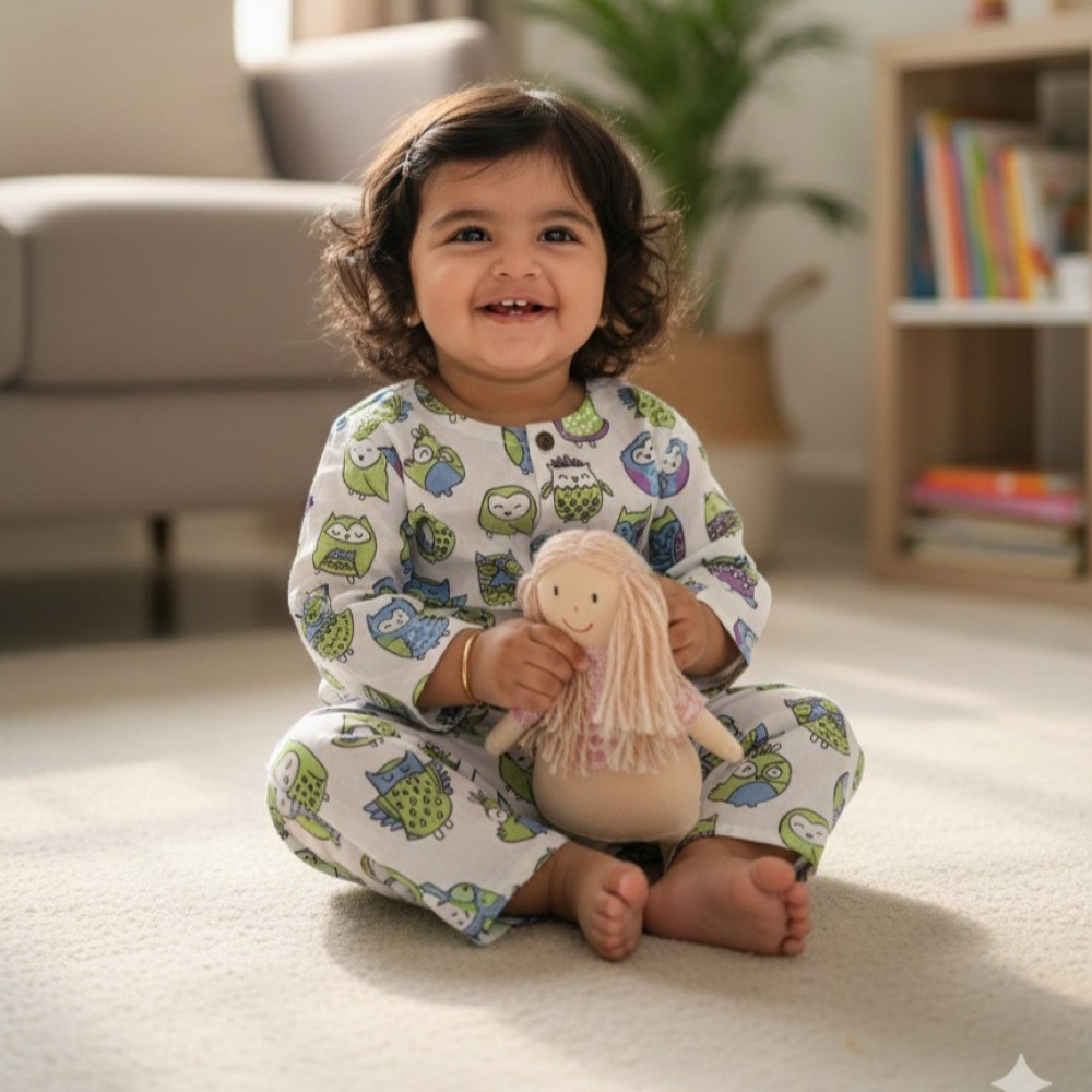 Image of White Owl Print Set