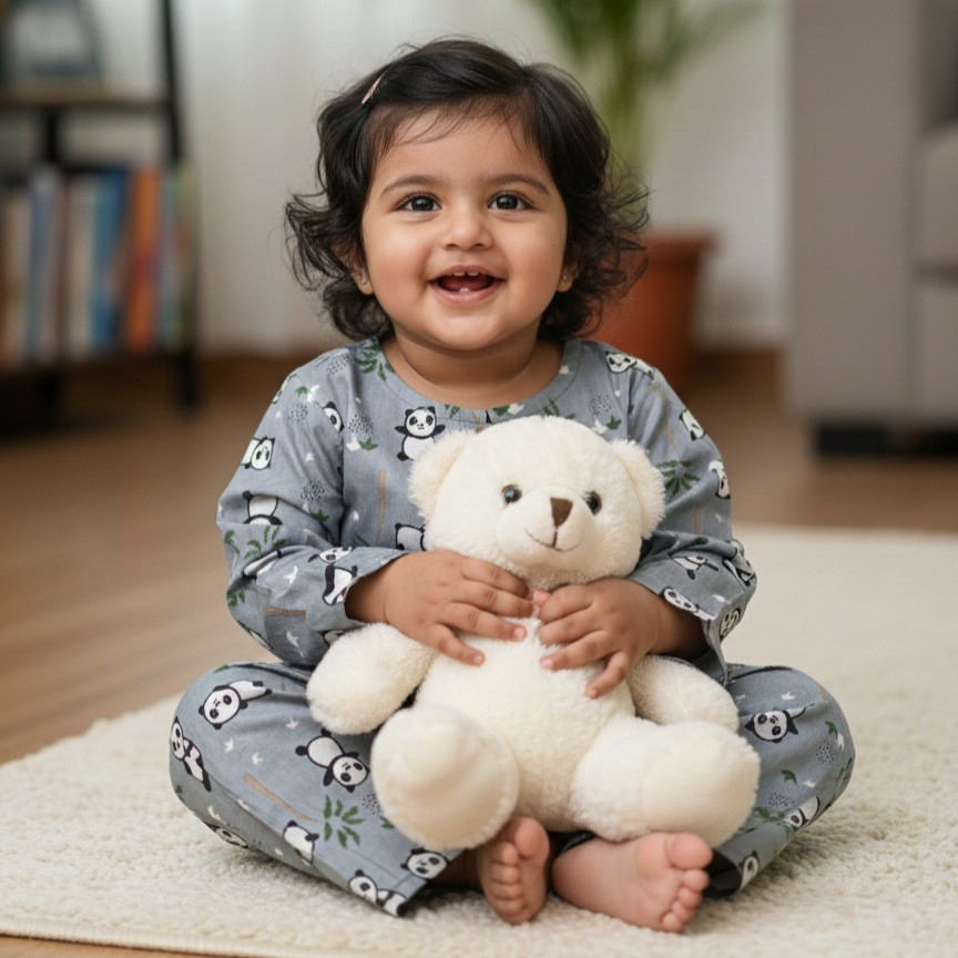 Grey Koala Print Set