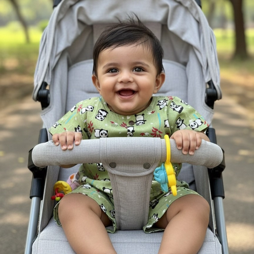 SageLight Green Panda Print Set