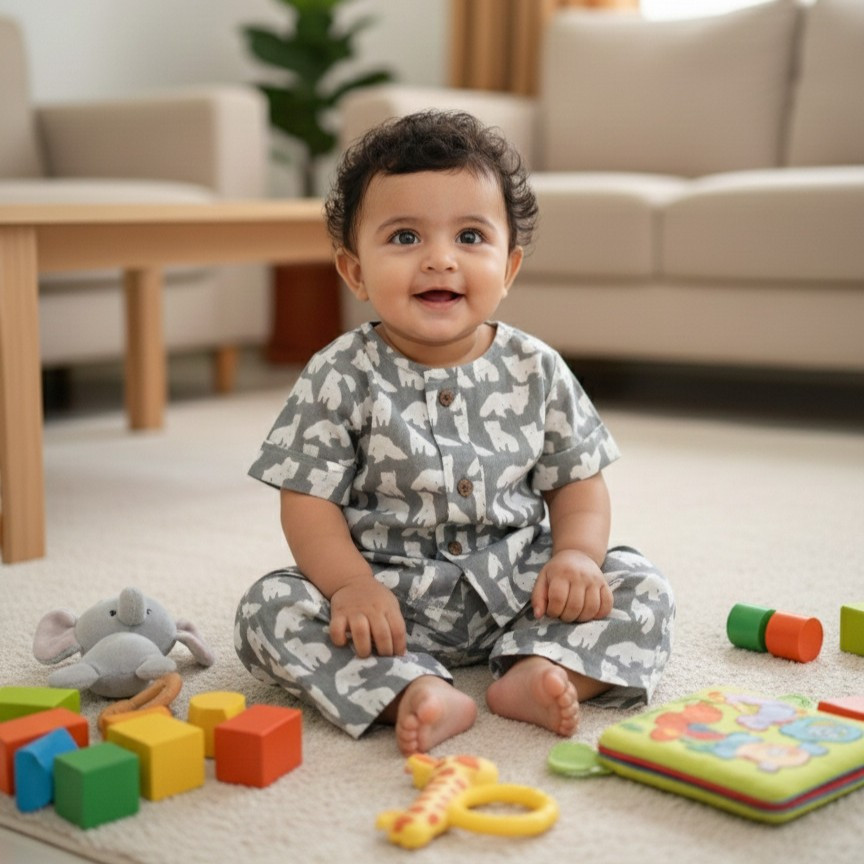 Mist Grey Arctic Print Set